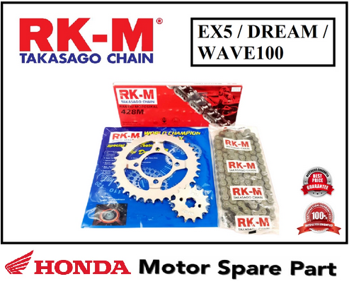 Ex Rkm Sprocket Set L Honda Htm Wave Wave Dream Spocket