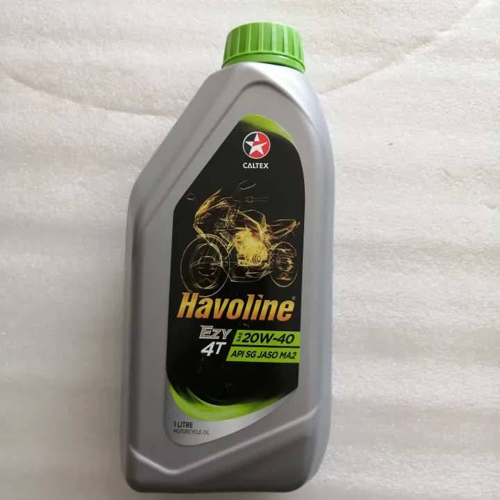 Caltex Havoline Motorcycle Oil EZY 4T 20W 40 For Wet Clutch Performance