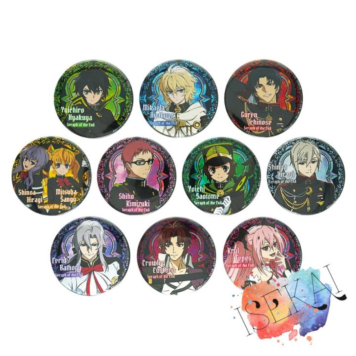 Seraph Of The End Anime Badge Owari No Seraph Krul Tepes Ferid Bathory