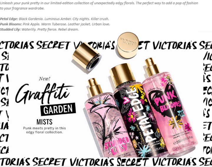 Victoria S Secret Graffiti Garden