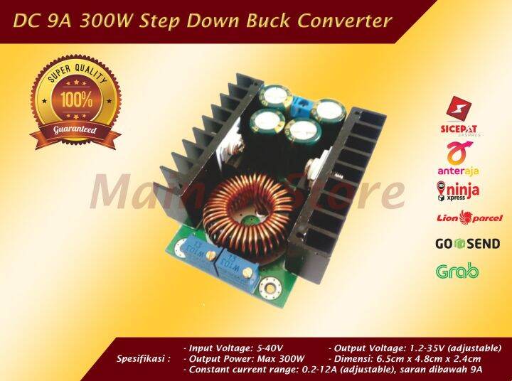 DC DC Step Down CC CV Power Supply Module 8A 300W Lazada Indonesia