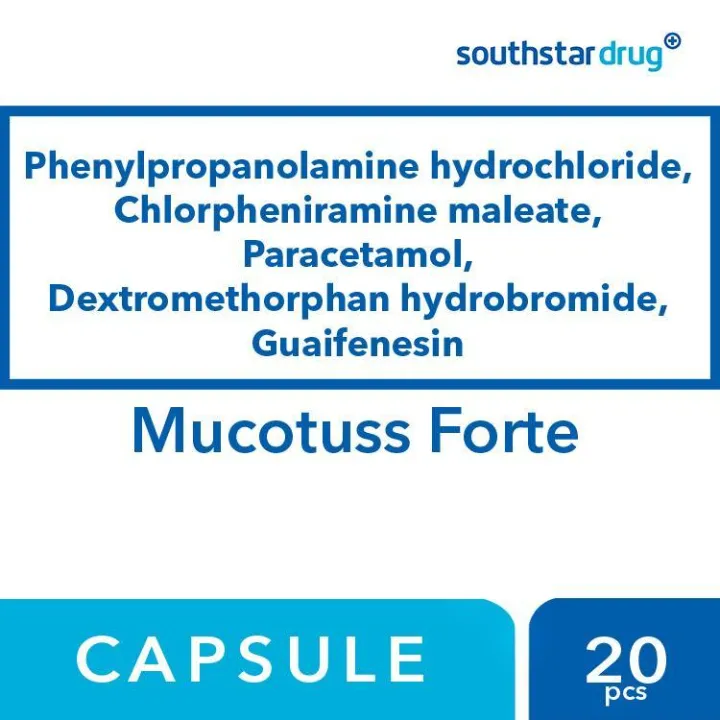 Mucotuss Forte Capsule S Lazada Ph