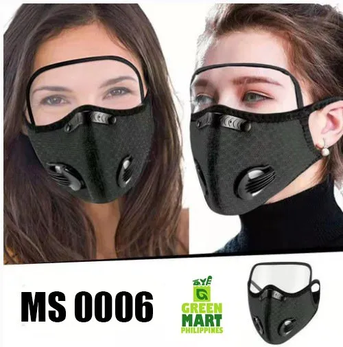 KN95 PM2 5 Dust Sport Mask Activated Carbon Filter Anti Pollution