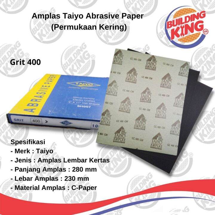 Amplas Duco Taiyo Ampelas Lembaran Grit Lembar Grid Lazada