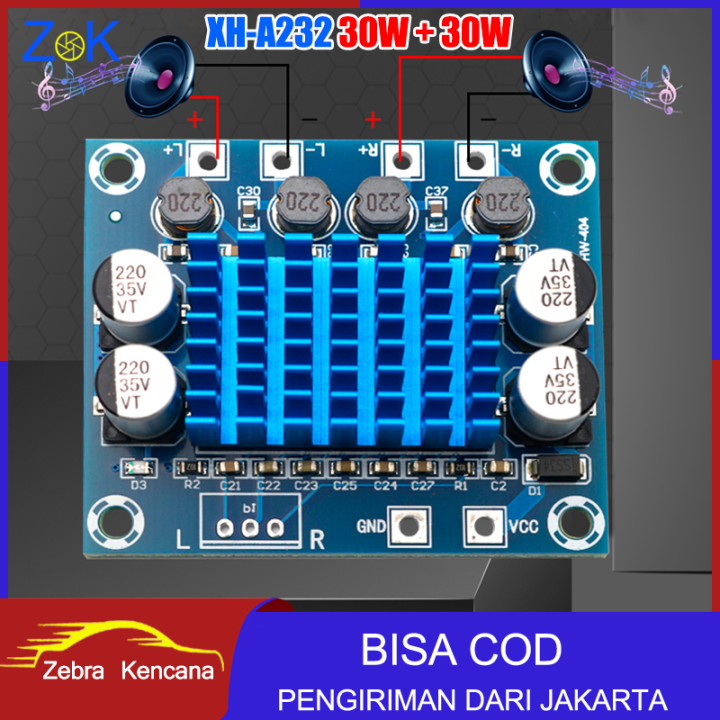 Dikirim Dari Jakarta Audio Power Amplifier Tpa Xh A W W