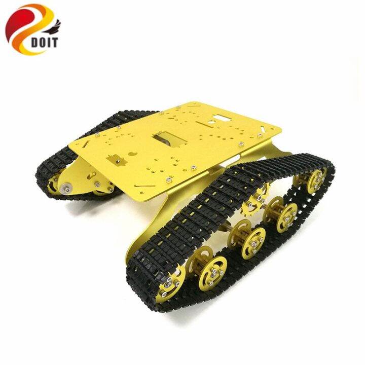 Ts Shock Absorber Tank Chassis Rc Tank Model With Dual Dc V Motor