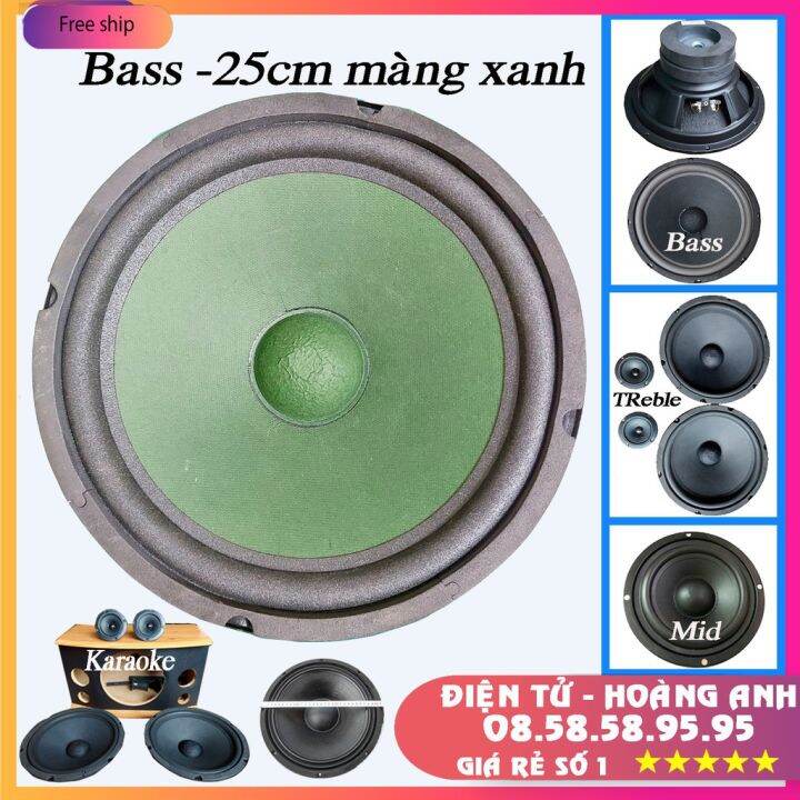 LOA BASS FULL 25 Coil 36mm 4 lớp Màng xanh chuyên dùng cho loa kéo