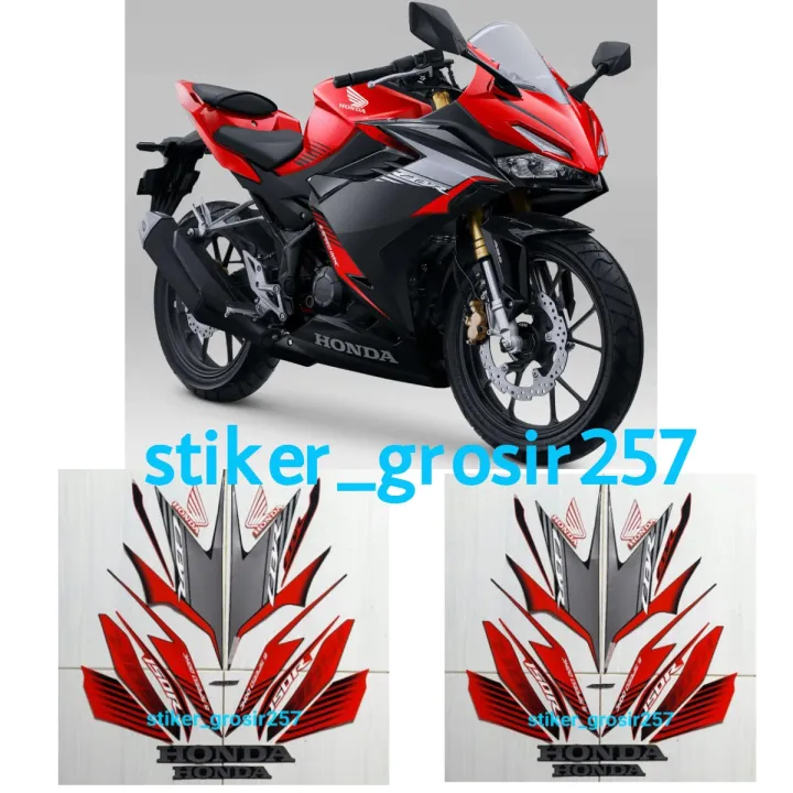 Stiker Striping Lis Body Motor Honda Cbr R All New Hitam