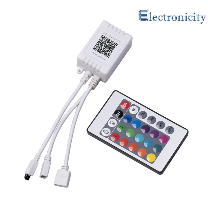 To Led Controler Box Keys Ir Remote Controller For Rgb Lights