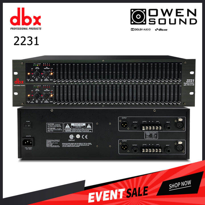 Dbx Graphic Equalizer Series Equalizer Limiter With Type Iii