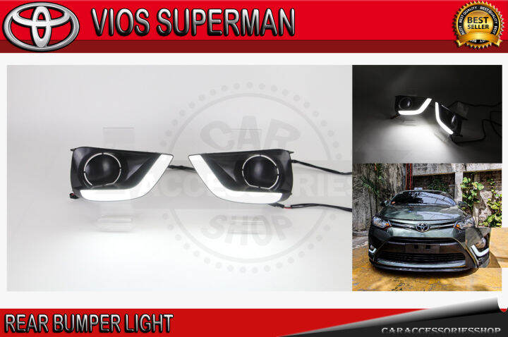 Toyota Vios Gen Superman Front Bumper Light Day Time