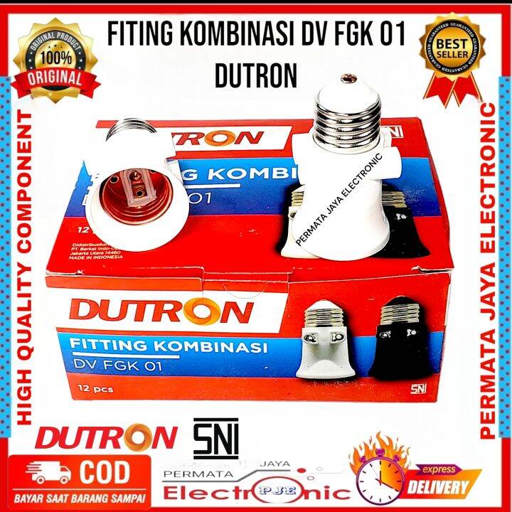 Fitting Kombinasi Fitting Lampu Kombinasi DUTRON DV FGK 01 Lazada