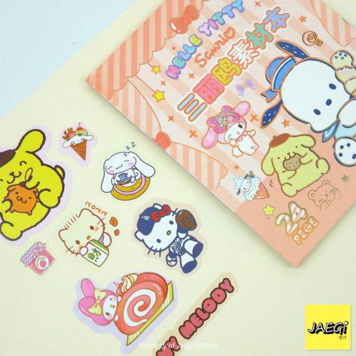 Jaegi Mini Sticker Aesthetic Sanrio Edition Lembar Lazada Indonesia