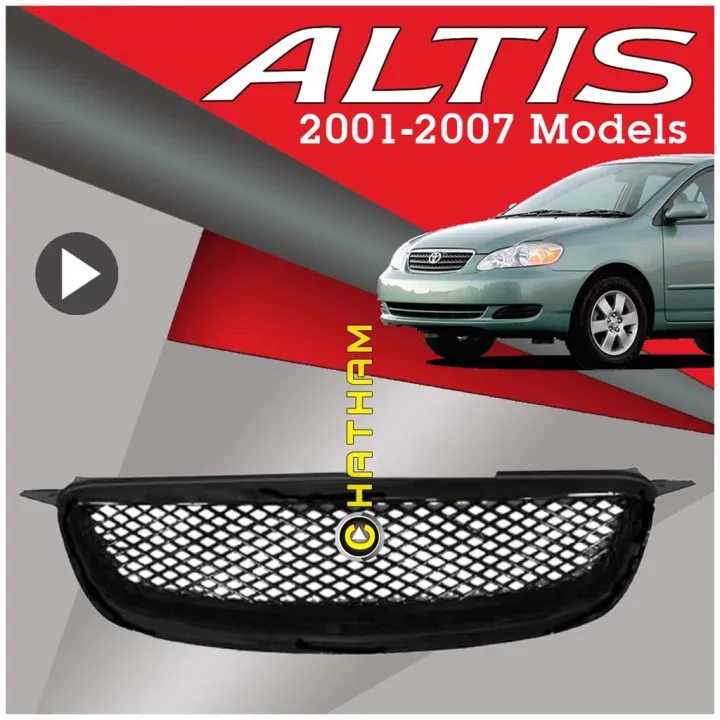 Front Grill For Toyota Altis 2001 To 2007 Plastic 2002 2003 2004