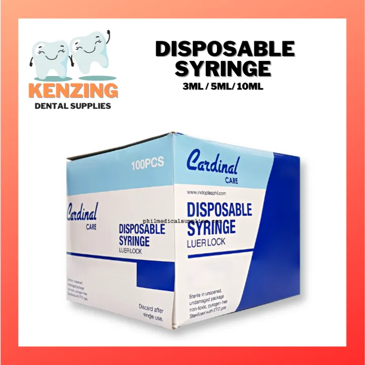 Cardinal Care Disposable Syringe Sold Per Piece Lazada Ph