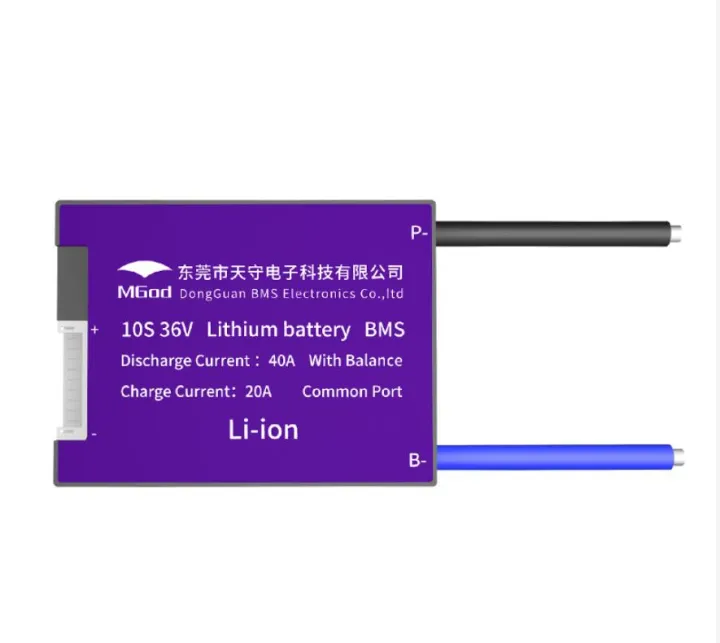 BMS Li Ion 10S 36V 15A 20A 30A 40A 50A 60A PCM 18650 Batt Pack