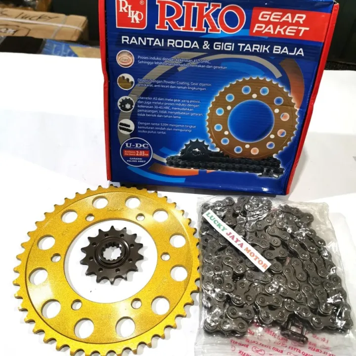 Gearset Girset Chainkit Gir Gear Set Rantai Chain Kit Yamaha R R