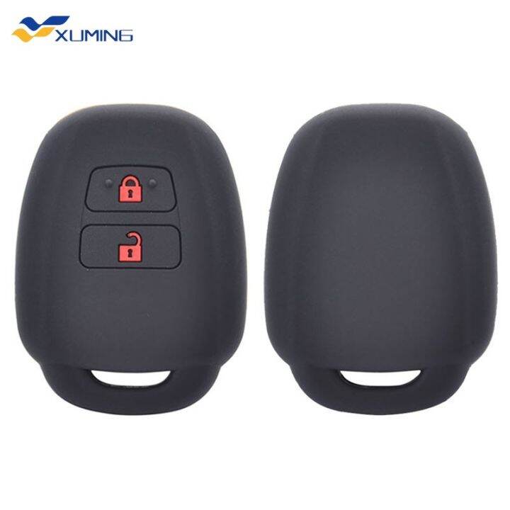 Xuming Silicone Key Case For Toyota Aqua Ractis Vitz HiAce RAV4 Land