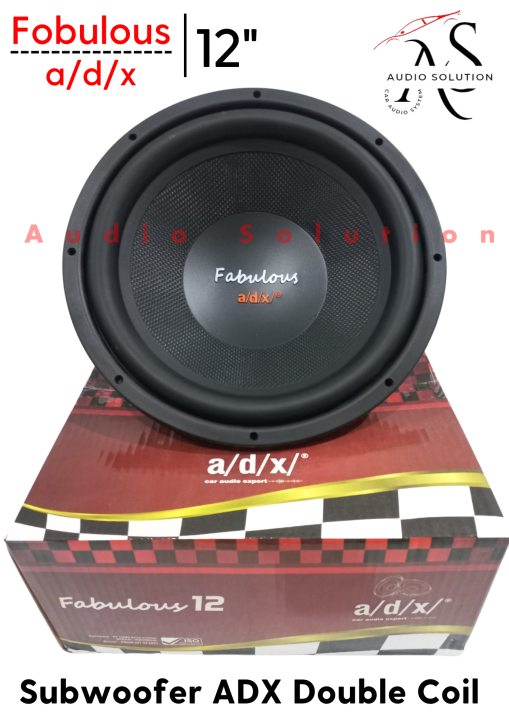 Subwoofer Adx Fabulous Inch Double Voice Coil Magnet Mm Lazada