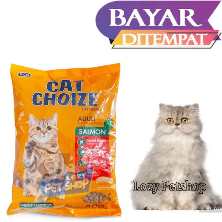 MAKANAN KUCING MURAH RASA SALMON CAT CHOIZE ADULT 800 GRAM Lazada