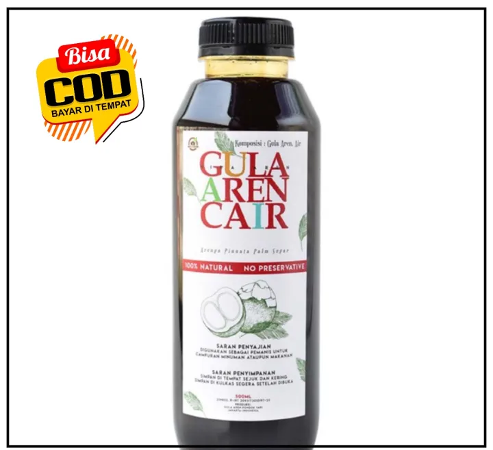 Gula Aren Cair Liquid Arenga Palm Sugar 500 Ml Lazada Indonesia