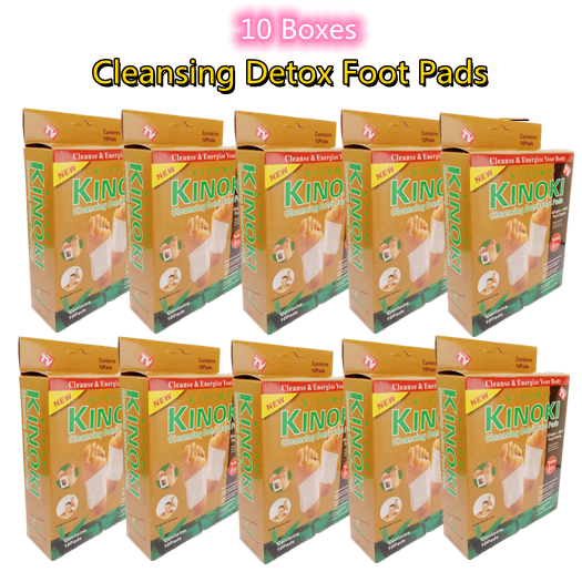 Boxes Pcs Original Japan Authentic Kinoki Cleansing Detox Foot Pads