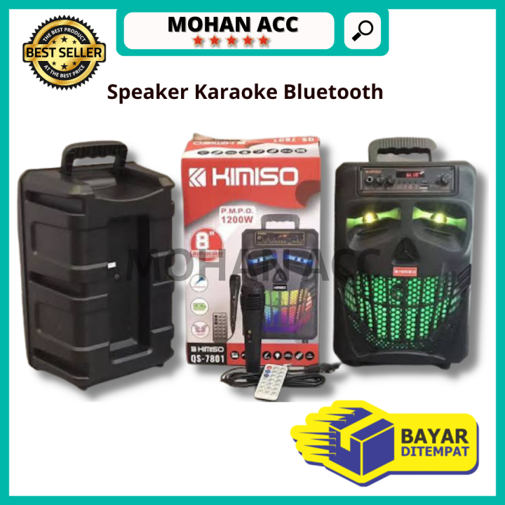 Speaker Bluetooth Portable Inch Km Plus Microphone Speaker