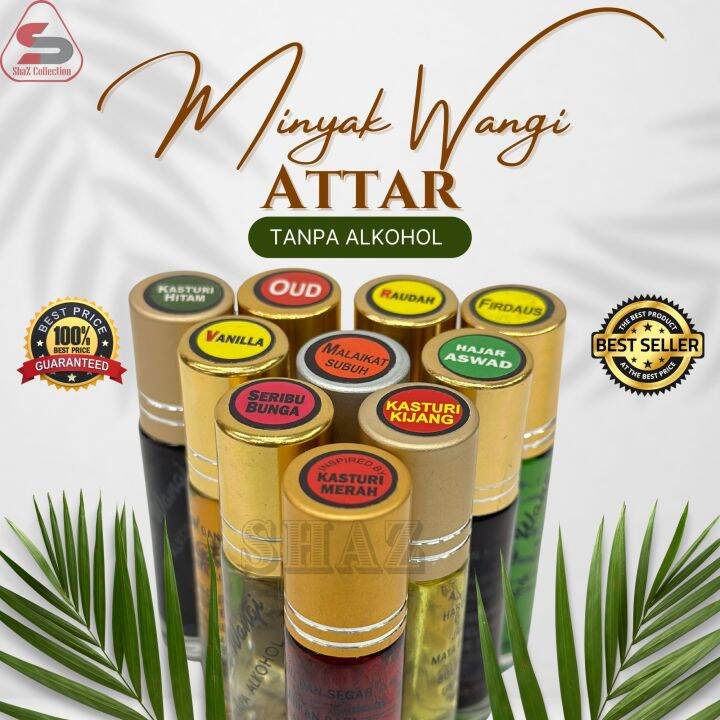 Minyak Attar Perfume Tanpa Alkohol Atar Minyak Wangi Tanpa Alkohol