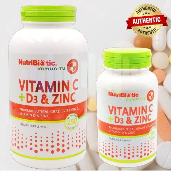 Nutribiotic Immunity Vitamin C D Zinc Caps Or Caps Lazada Ph