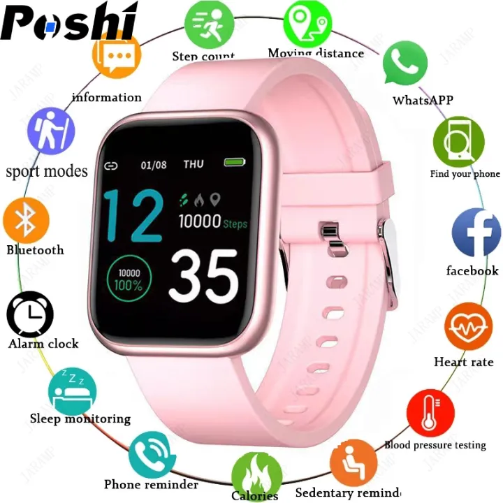 Poshi Full Touch Screen Smart Watch For Women Original New Model