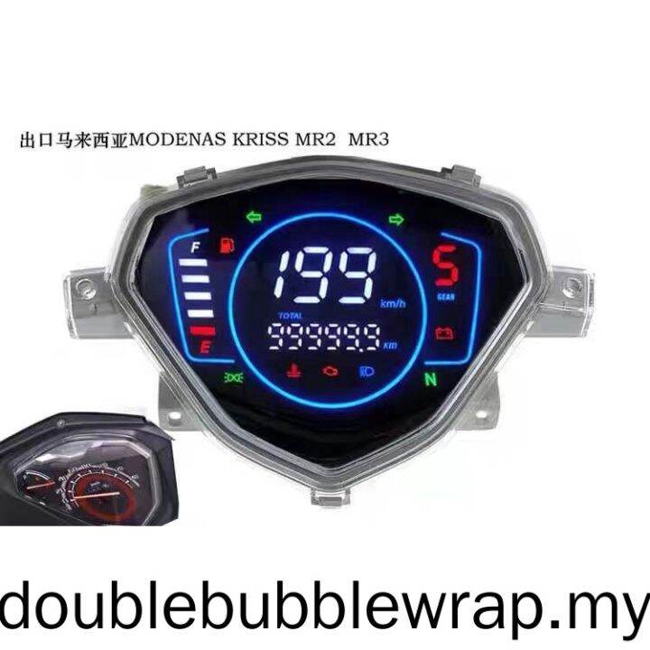 MODENAS KRISS MR2 MR3 Rusi Yuri 110 Digital Meter Speed Meter Odometer