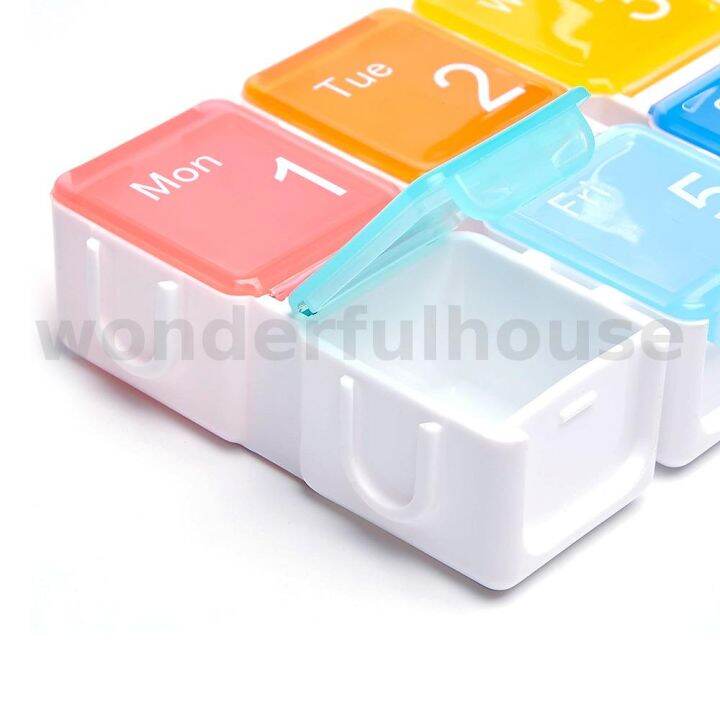 Grid Intelligent Pill Organizer Case With Electronic Timing