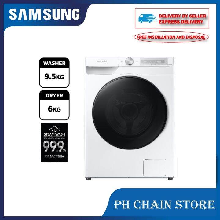 DELIVERY FOR KL SGR ONLY SAMSUNG WD95T634DBH FQ 9 5KG 6KG FRONT