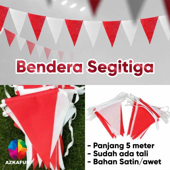 Bendera Segitiga Umbum Umbul Segitiga Merah Putih Lazada Indonesia