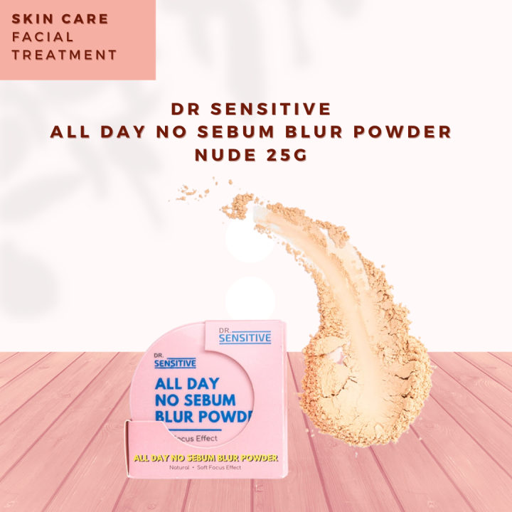 DR SENSITIVE All Day No Sebum Blur Powder 25g Lazada PH