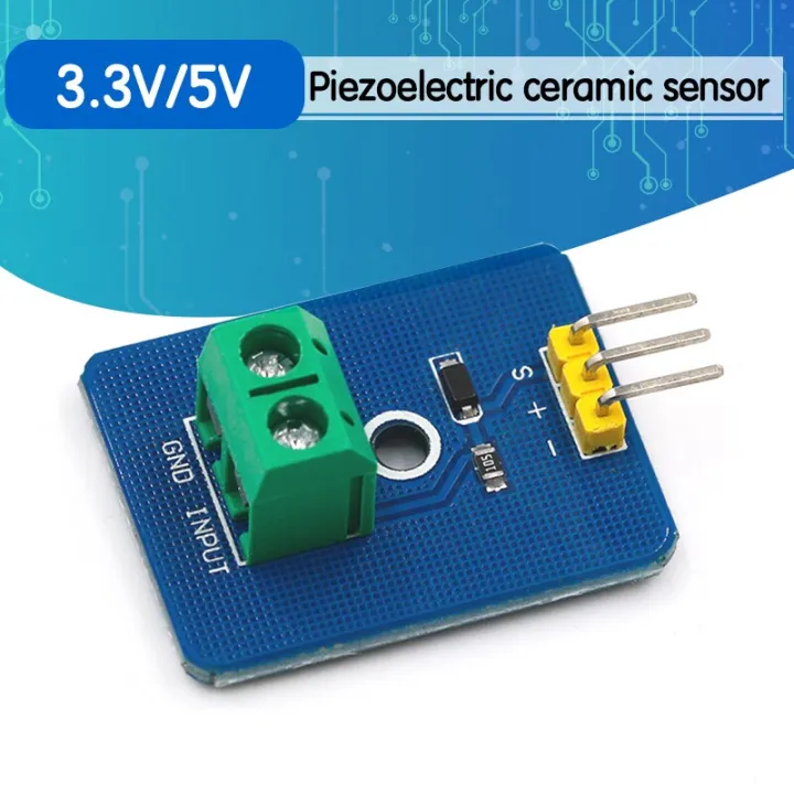 DIY KIT 3 3V 5V Ceramic Piezo Vibration Sensor Module Analog Controller