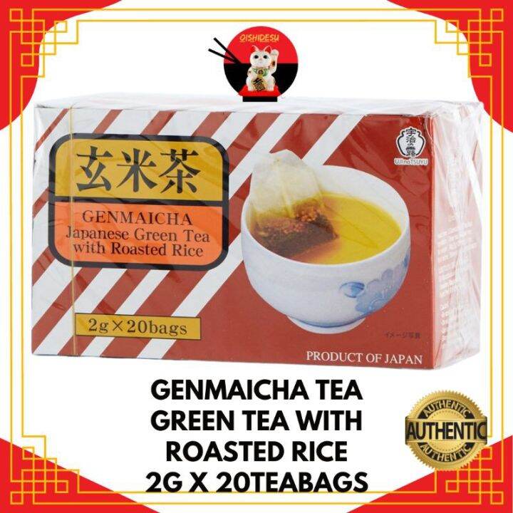 Japan Ujinotsuyu Genmaicha Green Tea W Roasted Rice Bags Lazada Ph