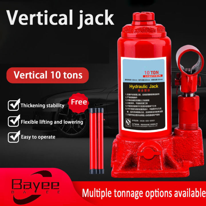 Bayee Car Tons Car Horizontal Jack Hydraulic Extra Heavy Duty