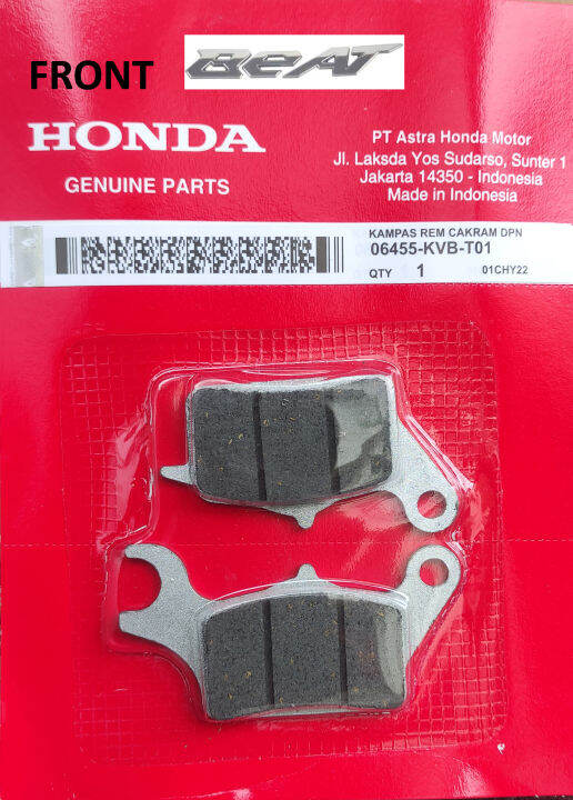 HONDA BEAT V1 V2 V3 CLICK V1 125i 150i BRAKE PAD SET Lazada PH