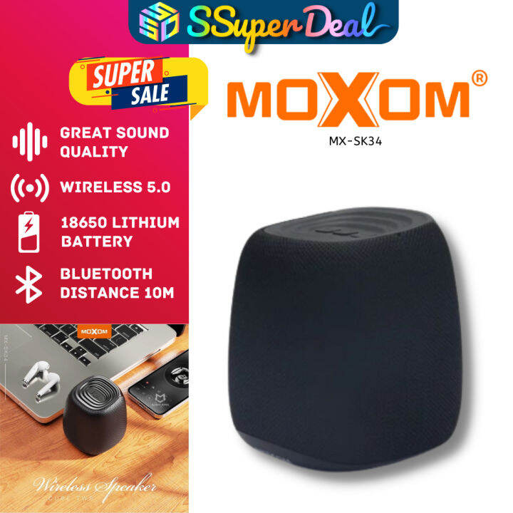 Moxom Mx Sk Cube Tws Wireless Speaker Lazada