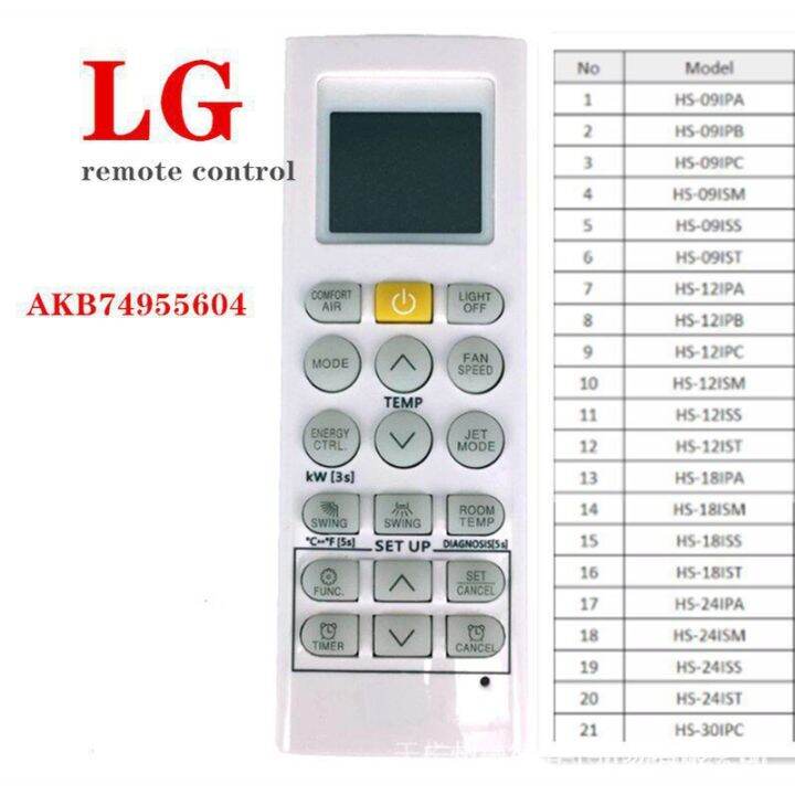 New Akb Remote Control LG Air Conditioning A C AKB74955604 For AC