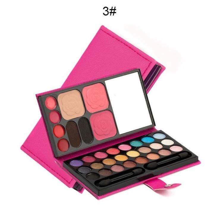 Lameila Colors Professional Wallet Makeup Kit Eyeshadow Blush Powder