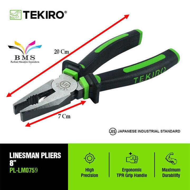 Bms Tang Kombinasi Tekiro Inch Linesman Pliers Combination Tekiro