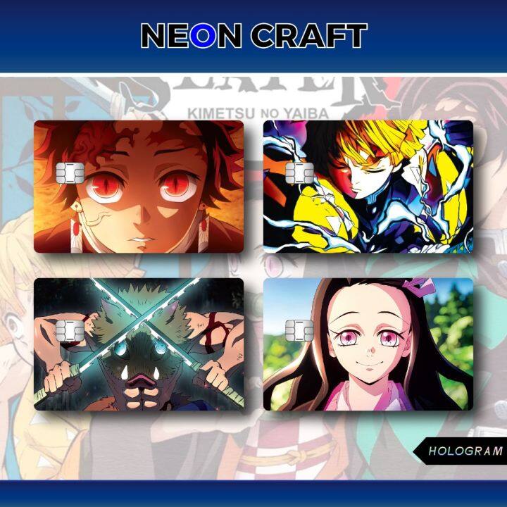 Stiker Kartu Atm Garskin Skin Card Atm Anime Demon Slayer Kimetsu No