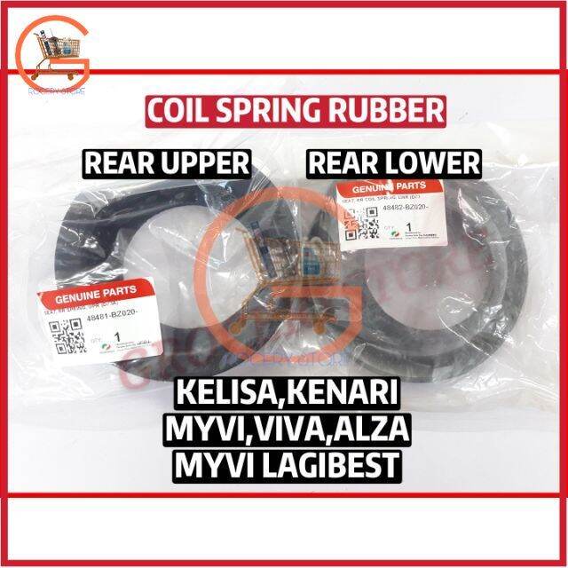 Coil Spring Rubber Original Rear Perodua Myvi Viva Alza