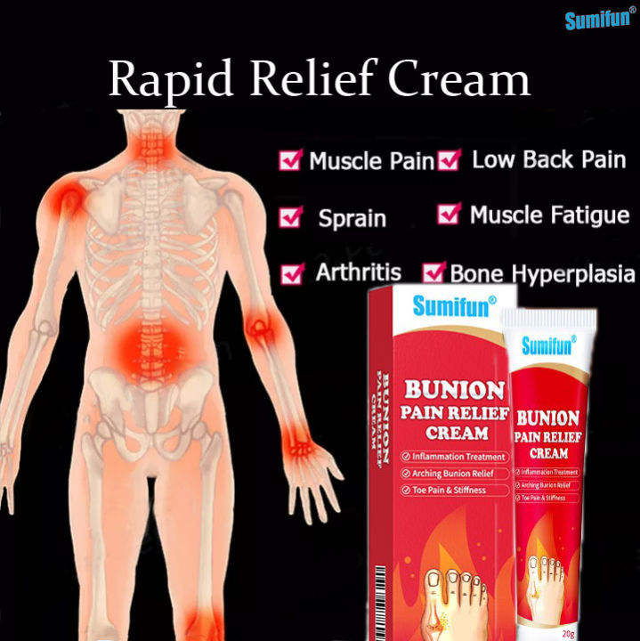 Sumifun Arthritis Bunion Pain Relief Cream Joint Pain Rheumatism