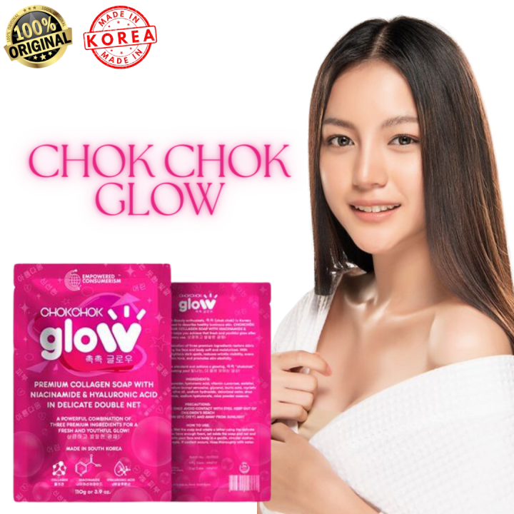 Chok Chok Glow Premium Collagen Soap Korean Soaps From Empowered