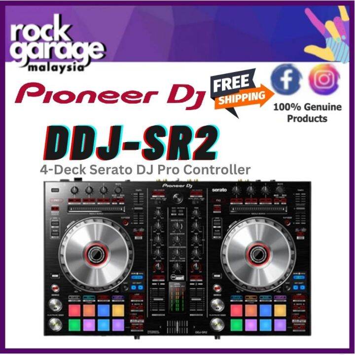 Pioneer Dj Ddj Sr Deck Serato Dj Pro Controller Ddjsr Lazada