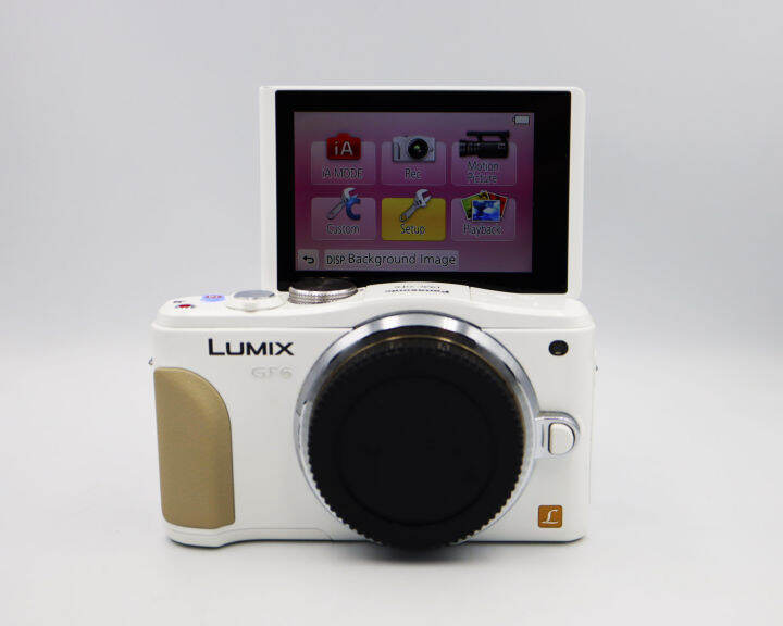 Panasonic Lumix DMC GF6 Pearl White Wi Fi Body GF6 LUMIX G Digital