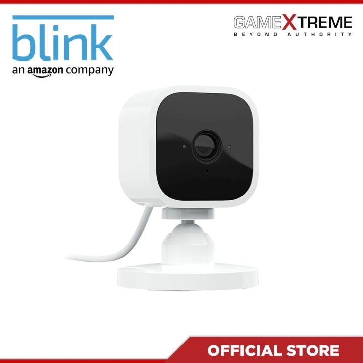 Blink Mini Indoor Plug In HD Smart Security Camera Works With Alexa